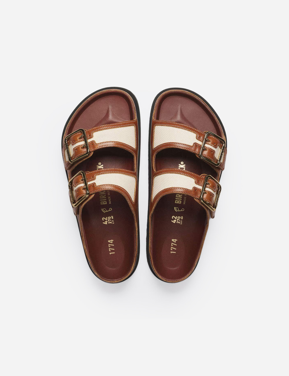Birkenstock 1774 Arizona Canvas Mischmaterial " Cinnamon Canvas"
