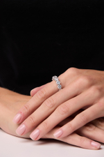 Кольцо дорожка Sparkle White