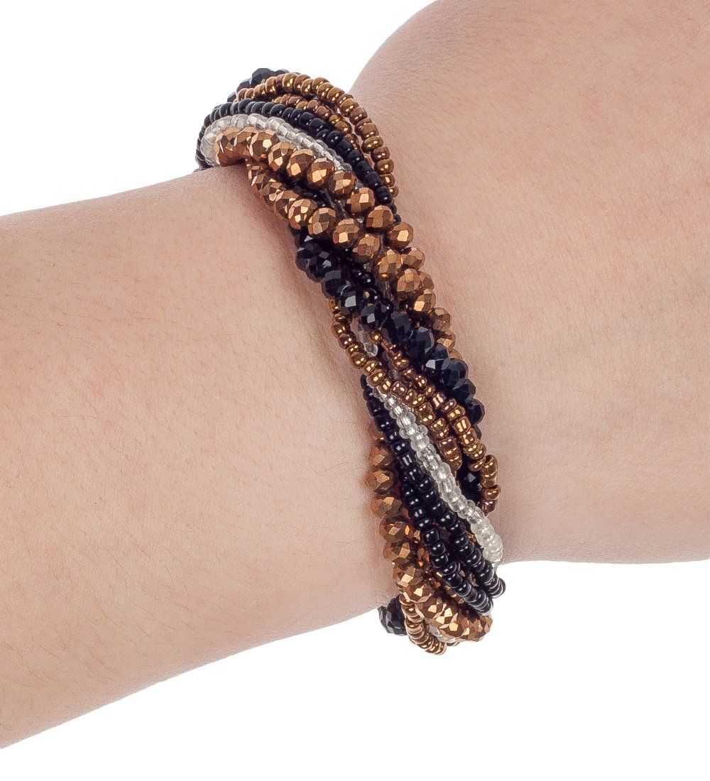 Y-BB036 Браслет из бисера и бусин «Элегант»