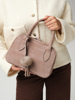 Замшевая сумка Polly DBR 31348 капучино