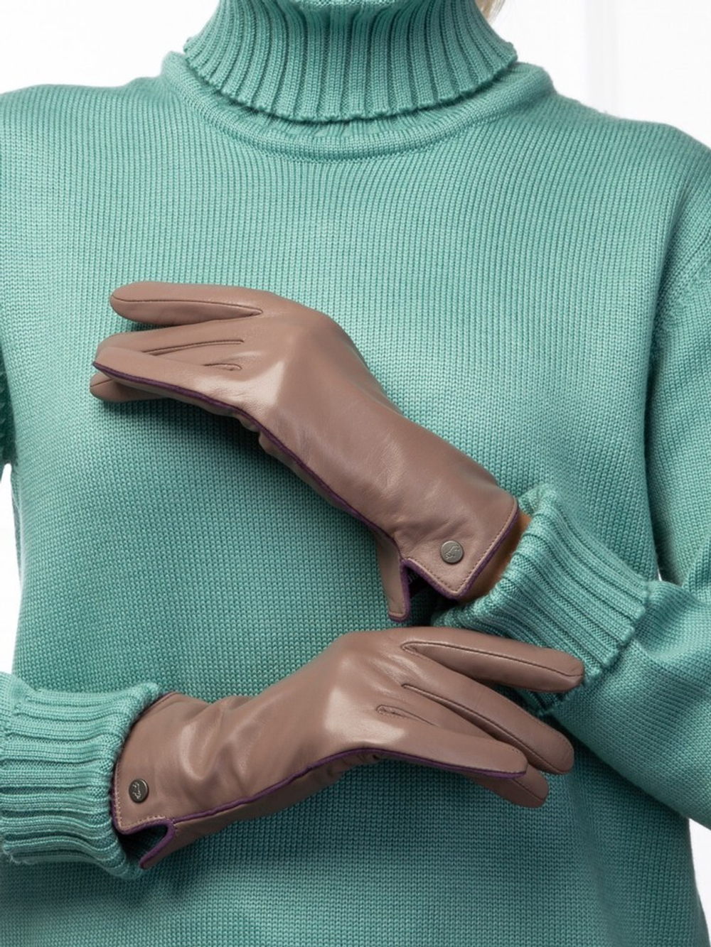 Перчатки п/ш LB-0209, серо-коричневый