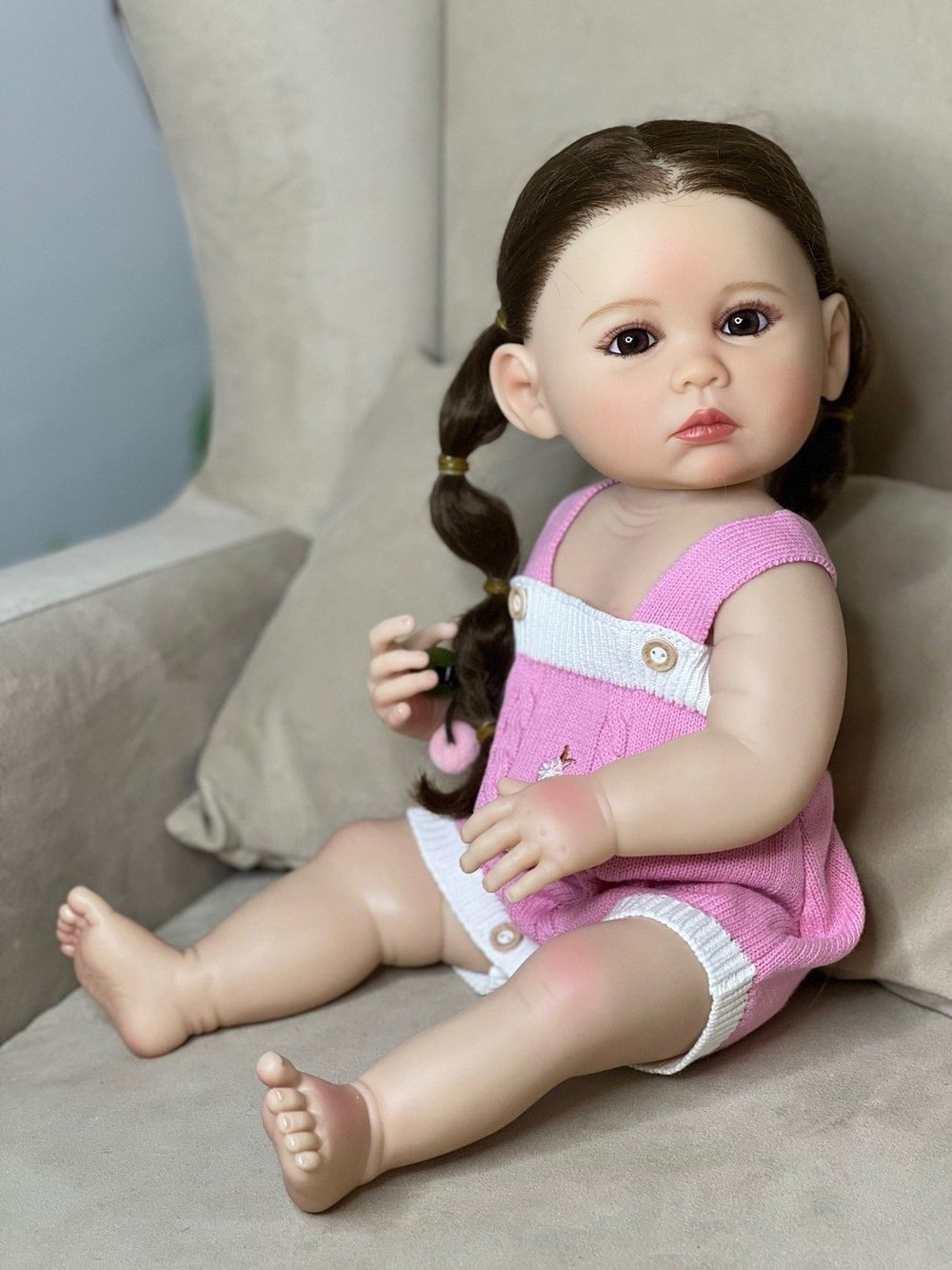 Кукла Реборн виниловая 55см в пакете (FA-314)