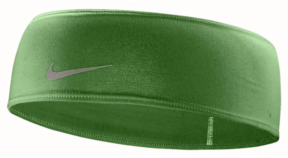 Повязка на голову Nike Dri-Fit Swoosh Headband 2.0 - vapor green/silver