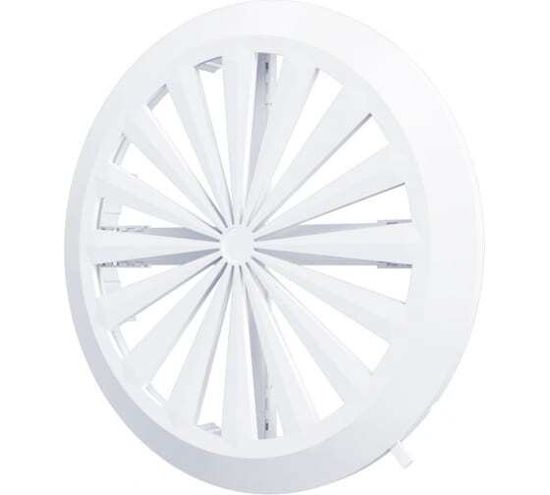 Решетка вентиляционная регулируемая ф180 с фланцем