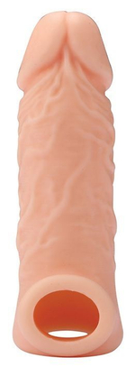 Насадка телесная Dream Toys RealStuff с ремешком, 14 см