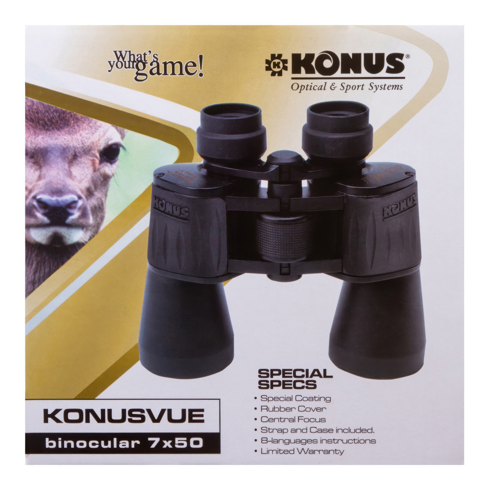 Бинокль Konus Konusvue 7x50 — упаковка