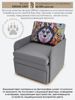 Кресло-кровать "Миник" с подлокотниками, купон Хаски