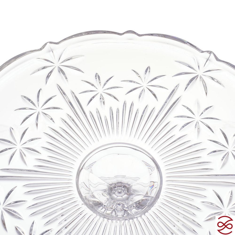 Тарелка для торта на ножке Crystalite Bohemia Perseus-nova 31 см