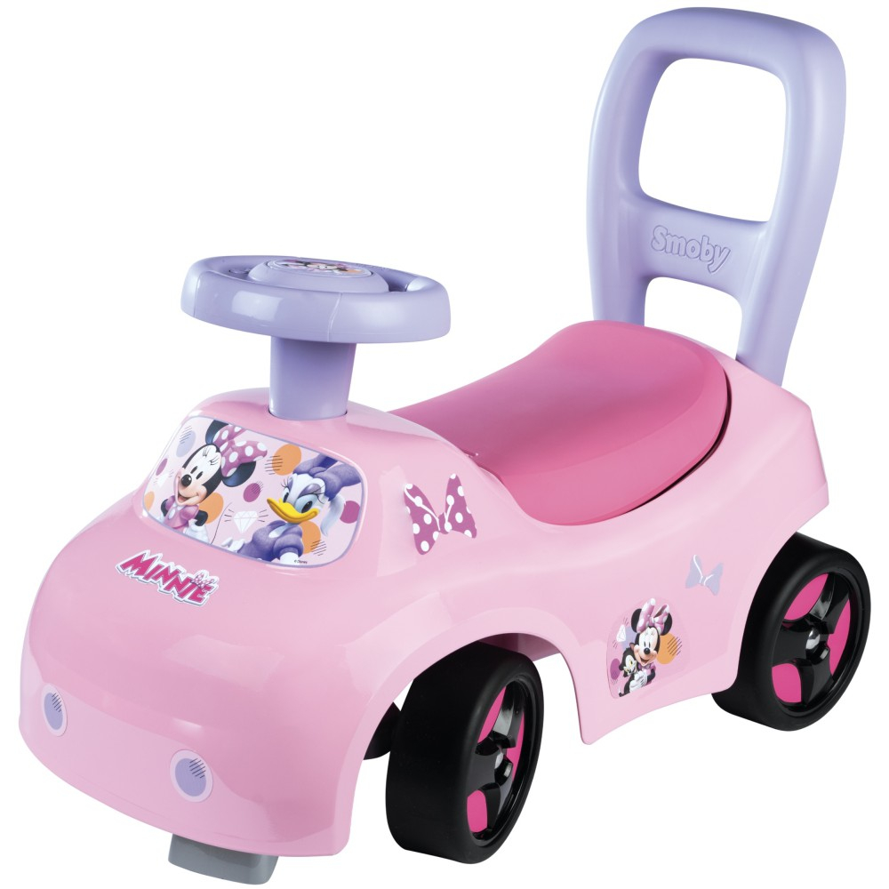 Детская каталка-толокар Smoby 720544 Минни розовая для малышей от 10 месяцев — фото 1