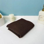 Полотенце вафельное 30*60см «Waffle» плотность 220гр/м, цвет горький шоколад 04050