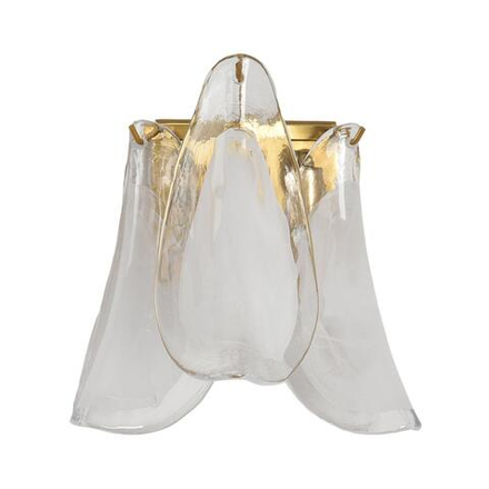 8385/1W NEOCLASSI LN золото/белый, металл/стекло Бра E14 40W 220V PLUME