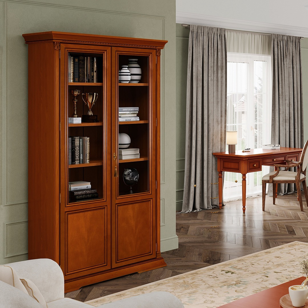 ЛОРЕНЦО Шкаф для книг двухдверный