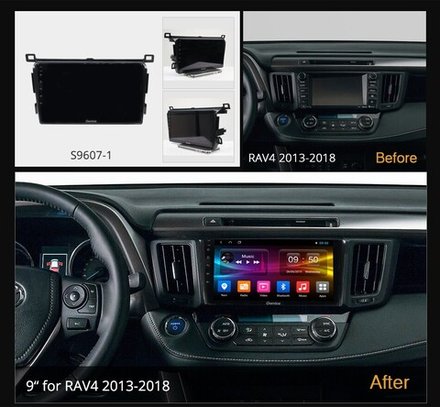 Магнитола для Toyota RAV4 XA40 2012-2019 - Carmedia OL-9607-IJ Android 10, 8-ядер, 4G SIM-слот