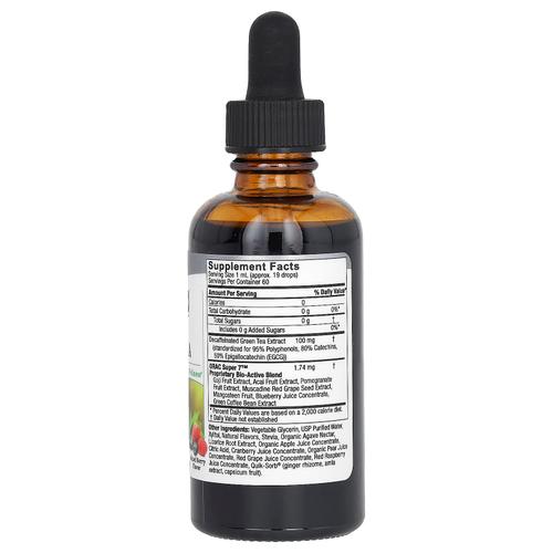 Nature's Answer, жидкий зеленый чай, ягодное ассорти, 60 мл (2 жидк. унции)