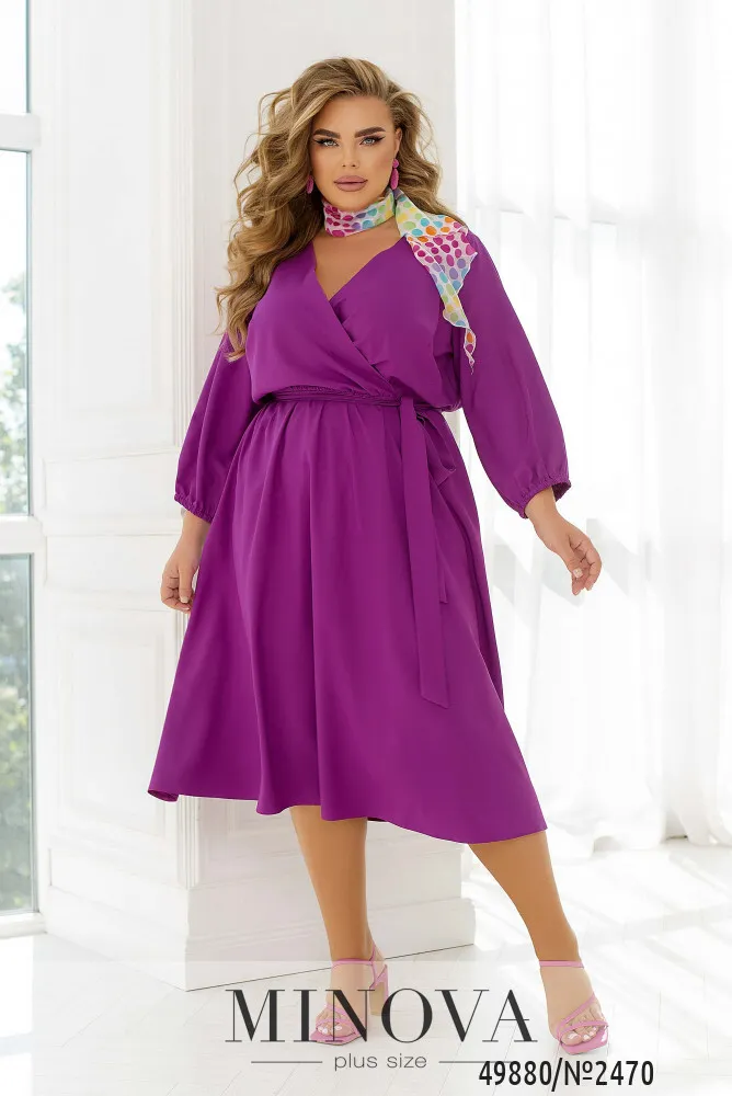 Платье 2470-фуксия Minova