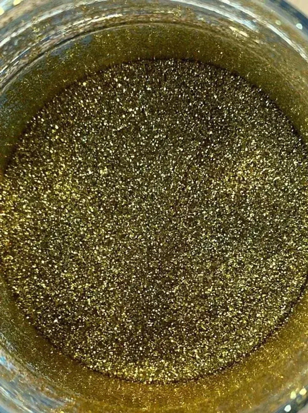 Блестки сухие для декорирования VGT Pet glitter ПОРОШОК для добавления в лакокрасочные материалы, для хобби, творчества и рукоделия, золото, 0,05кг