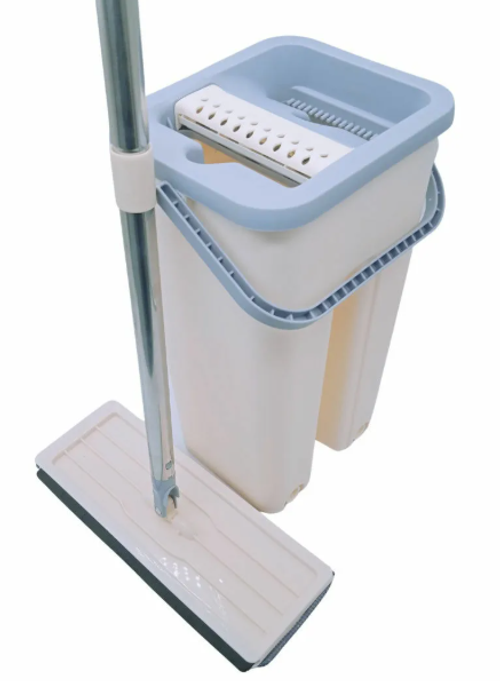 Швабра с ведром (вертикальный отжим +2 насадки) Мор А1-3