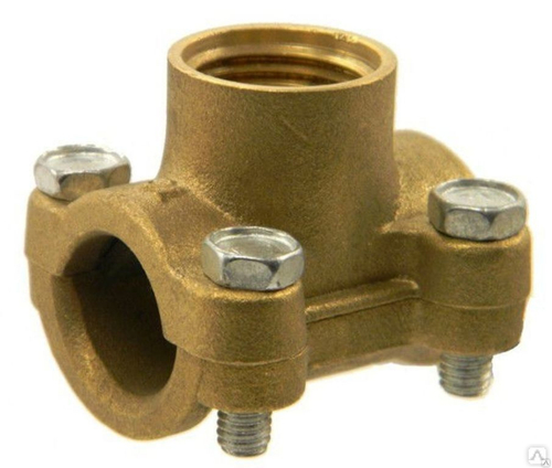 Хомут отводной 3/4" (4 болта)