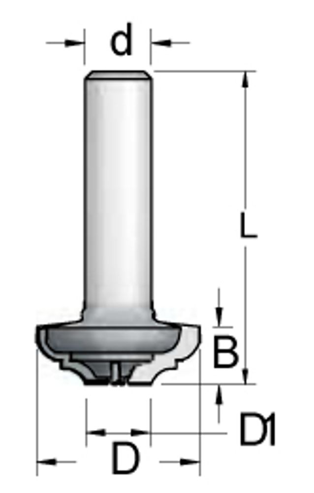 Фреза псевдофиленка римская D31,8 RR32002