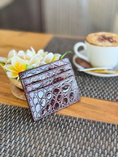 Картхолдер из кожи крокодила WA-208