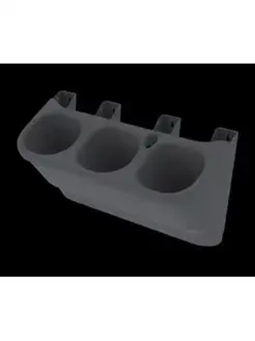 Фитомодуль настенный с системой прикорневого полива 2л×3 (59×25×27см) графит