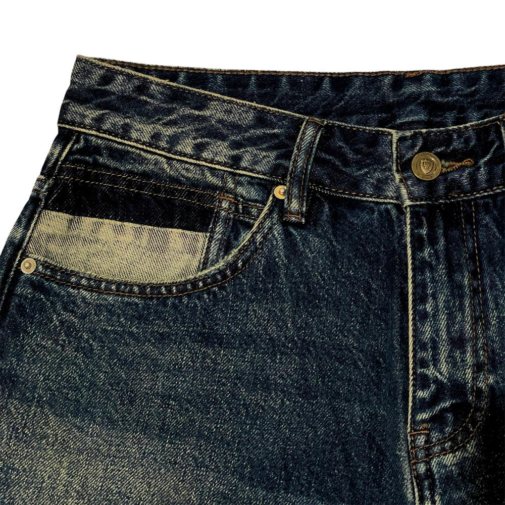 YOONEDE джинсы "DOUBLE BANDANA"