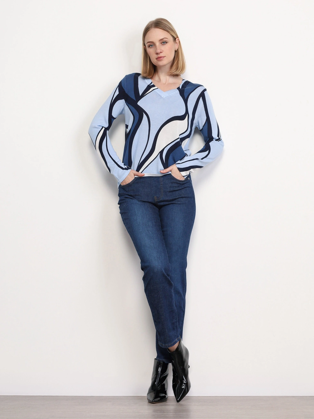 Пуловер из хлопка