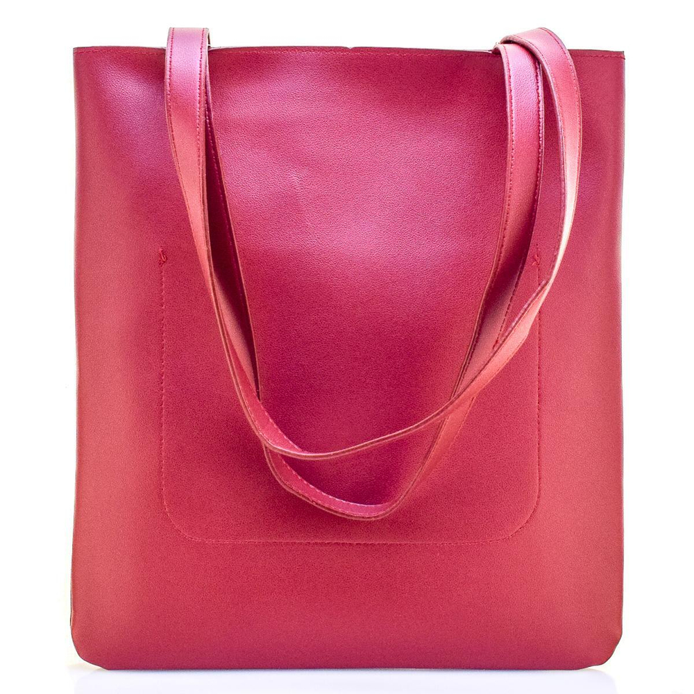 Сумка-шоппер "Love" на молнии, кожзам. 34.5х31 см (Проф-Пресс)