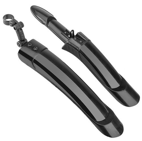 Крылья 24"-26" быстросъемные XGNB-007-1 пластиковые чёрные полуфэтбайк