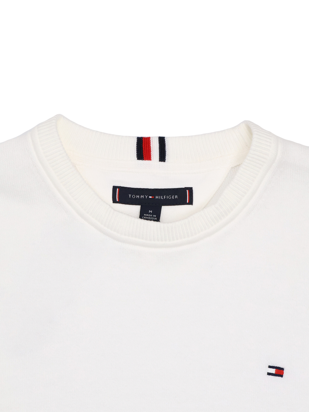 Свитер Tommy Hilfiger Solid Logo Milky Way