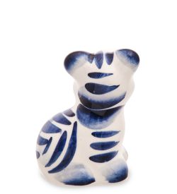 ГЛ- 773 Фигурка «Тигренок» (Гжельский фарфор)