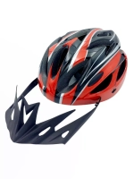 Шлем велосипедный защитный (Black/Red)