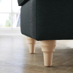 Пуф с местом для хранения - IKEA ESSEBODA/ЕССЕБОДА ИКЕА, 44х50х145 см, черный