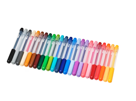 МАЛА MАLA Набор фломастеров 24 шт, разные цвета