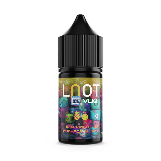 Жидкость (М) VLIQ Loot Ice Zero (27 мл, 0 мг) Pineapple Lychee Diamond
