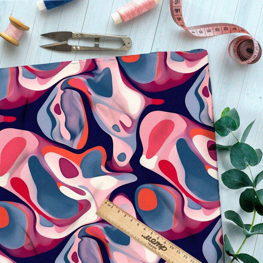 Ткань премиум Оксфорд 600D взрывной креатив