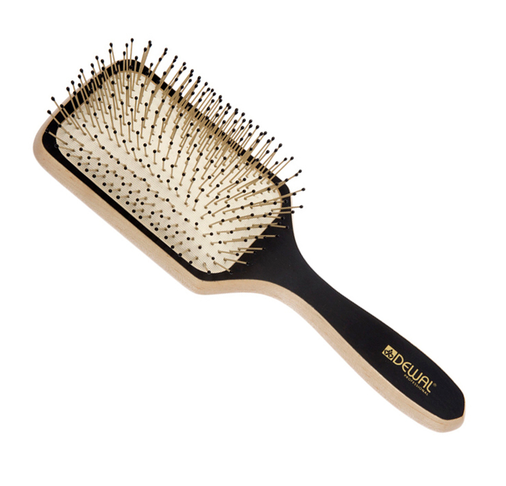 Щетка массажная прямоугольная большая BLACKWOOD, DEWAL