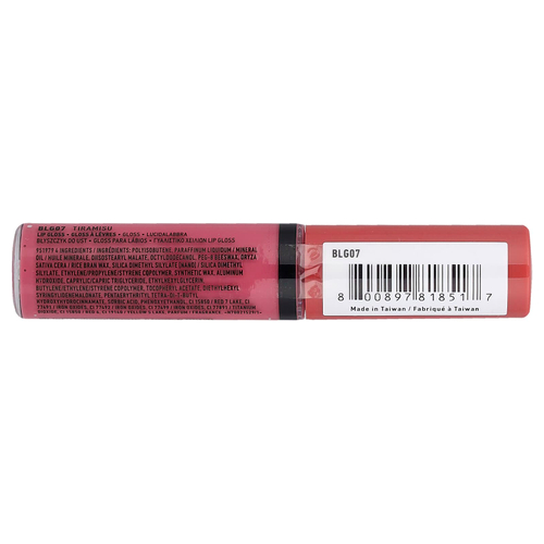 NYX Professional Makeup, Butter Gloss, блеск для губ, оттенок 07 тирамису, 8 мл (0,27 жидк. унции)