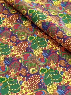 Ткань бязь плательная, рис. "Сердечки", ширина 150 см, арт. 2078