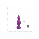 Анальная пробка Amuse (M) лиловая