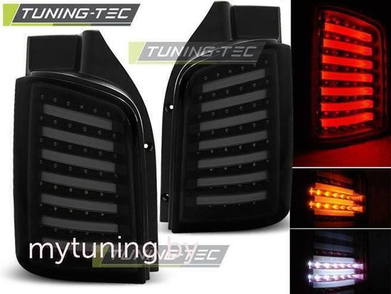 Фонари задние LED SMOKE BLACK для VW T5 04.03-09 / 10-15