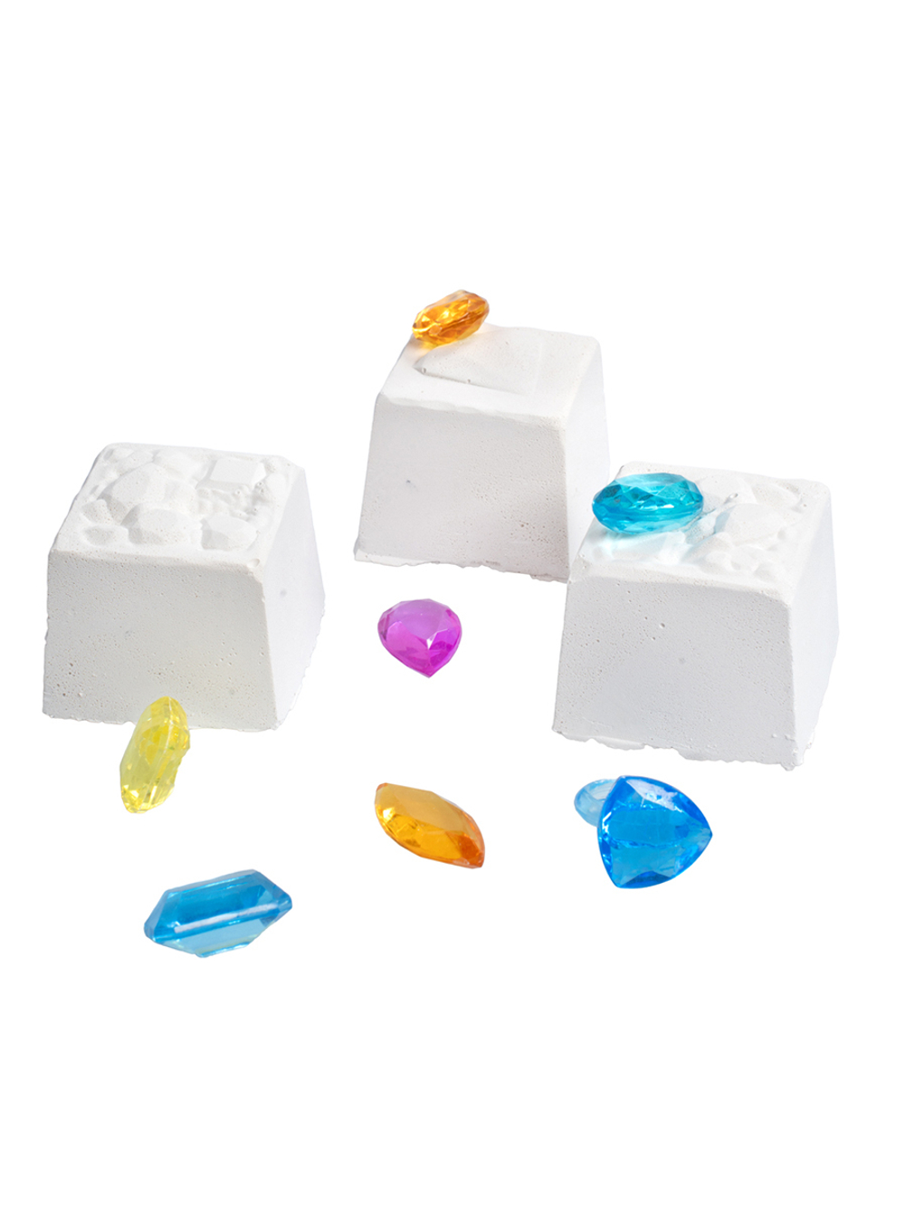 Набор раскопок Сокровище принцессы 12 блоков, 12 колечек,28 бриллиантов,10 кристаллов