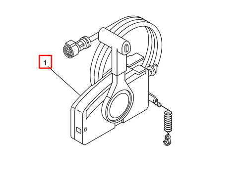 703-48205-25-00 REMOTE CONTROL BOX ASSY