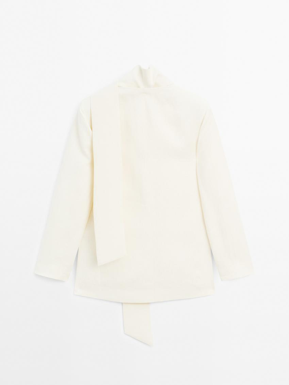 Massimo Dutti Блейзер из 100% льна - Studio, натуральный