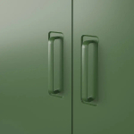 Шкаф с дверцами и ящиками - IKEA IDÅSEN/IDASEN/ИДОСЕН ИКЕА, 119х47х80 см, зеленый