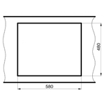 Мойка для кухни MILACIO Navarra 60 Cuarzo MC.77072, белый