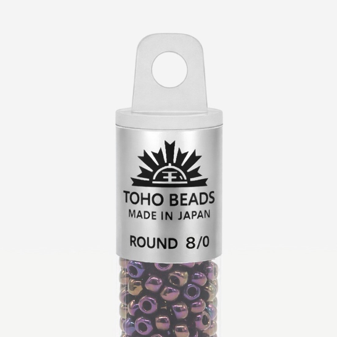 Японский бисер TOHO Round 8/0 (№85), металлизированный, непрозрачный глянцевый