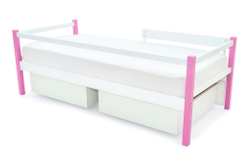 Детская кровать тахта Бельмарко Svogen лаванда-белый лисята