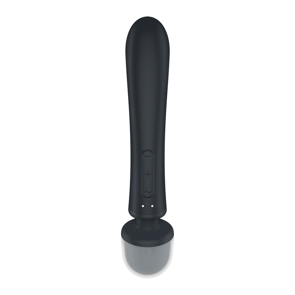 Вибратор-ванд 2 в 1 Satisfyer Triple Lover, серый