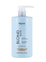 Kapous Professional Blond Bar Шампунь оттеночный, Розовый, питательный, для оттенков блонд, 750 мл